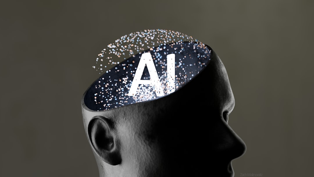 A somewhat commonly-used artistic trope that can be used to illustrate both pro-AI and anti-AI sentiment. Modeled and rendered with Blender Cycles 5.0.1